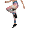 Green Cosmic Space Galaxy Women's Leggings-grizzshop