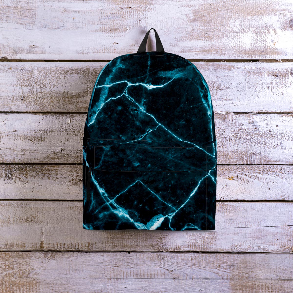 Green Cracked Marble Backpack-grizzshop