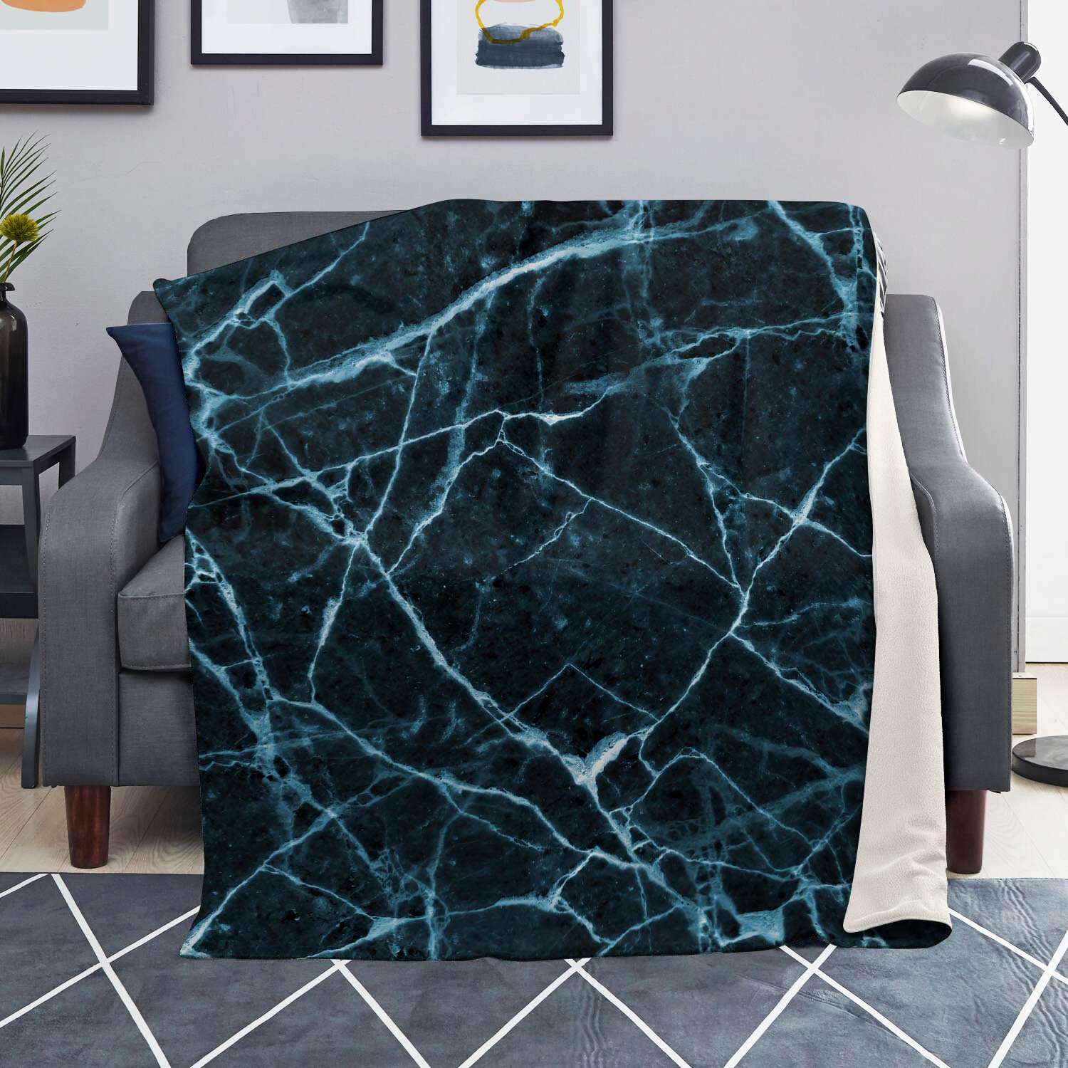 Green Cracked Marble Blanket-grizzshop