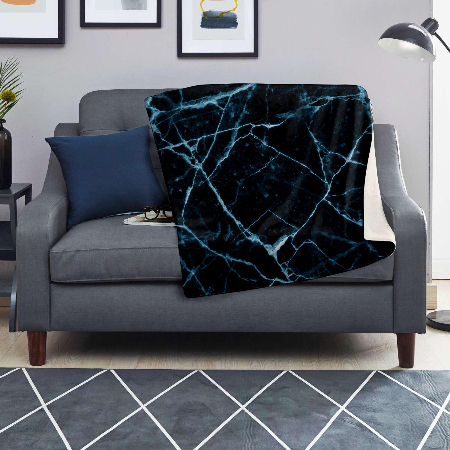 Green Cracked Marble Blanket-grizzshop