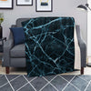 Green Cracked Marble Blanket-grizzshop