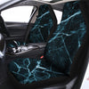 Green Cracked Marble Car Seat Covers-grizzshop