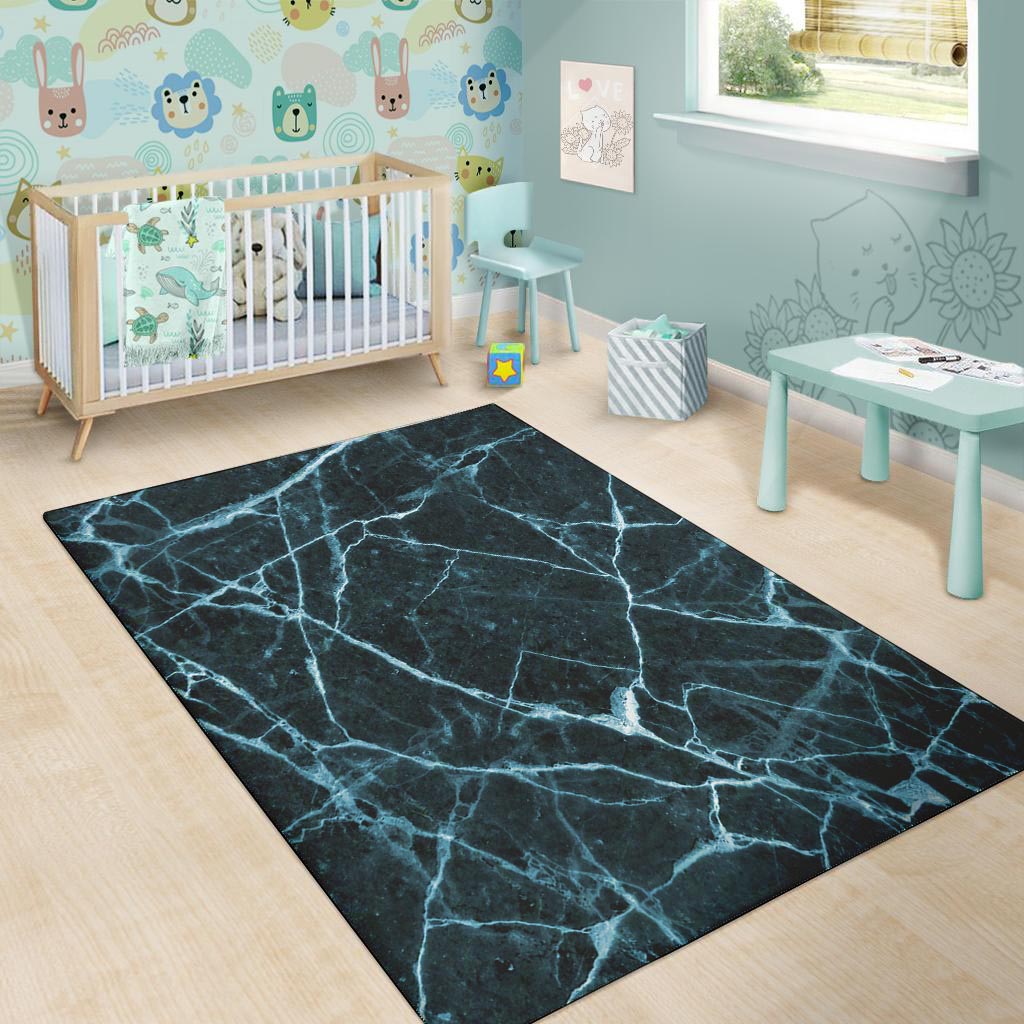 Green Cracked Marble Floor Mat-grizzshop