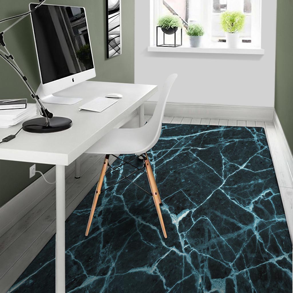 Green Cracked Marble Floor Mat-grizzshop