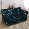 Green Cracked Marble Loveseat Cover-grizzshop