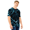 Green Cracked Marble Men T Shirt-grizzshop