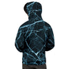 Green Cracked Marble Men's Hoodie-grizzshop