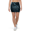 Green Cracked Marble Mini Skirt-grizzshop