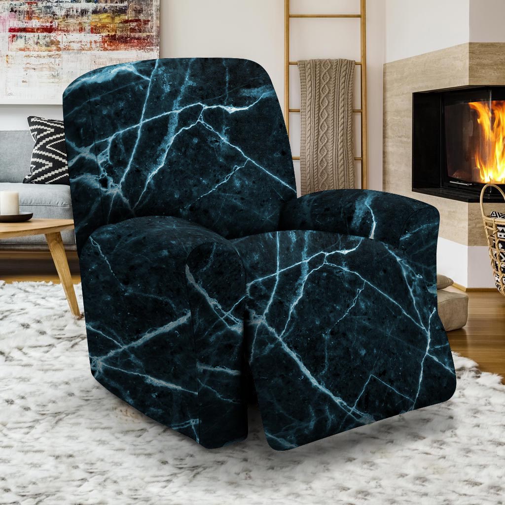 Green Cracked Marble Recliner Cover-grizzshop