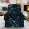 Green Cracked Marble Recliner Cover-grizzshop