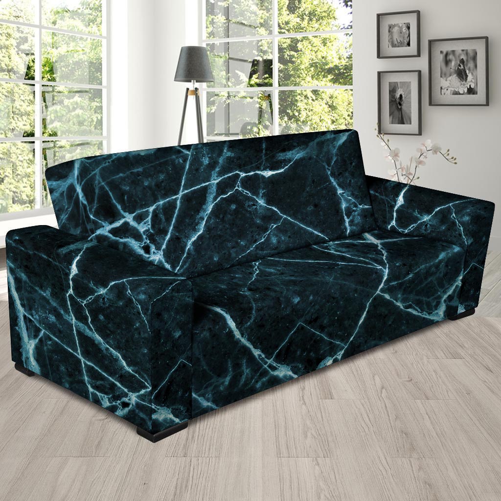 Green Cracked Marble Sofa Cover-grizzshop