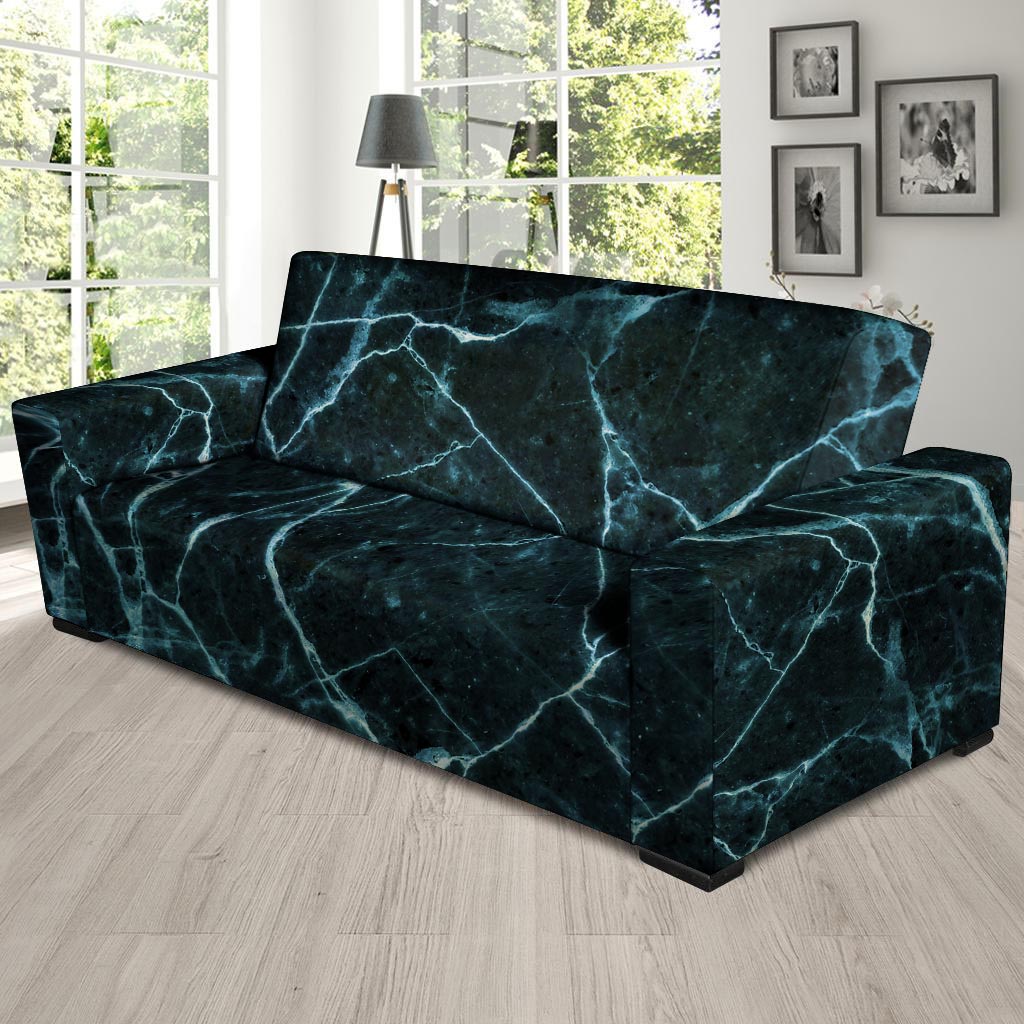 Green Cracked Marble Sofa Cover-grizzshop