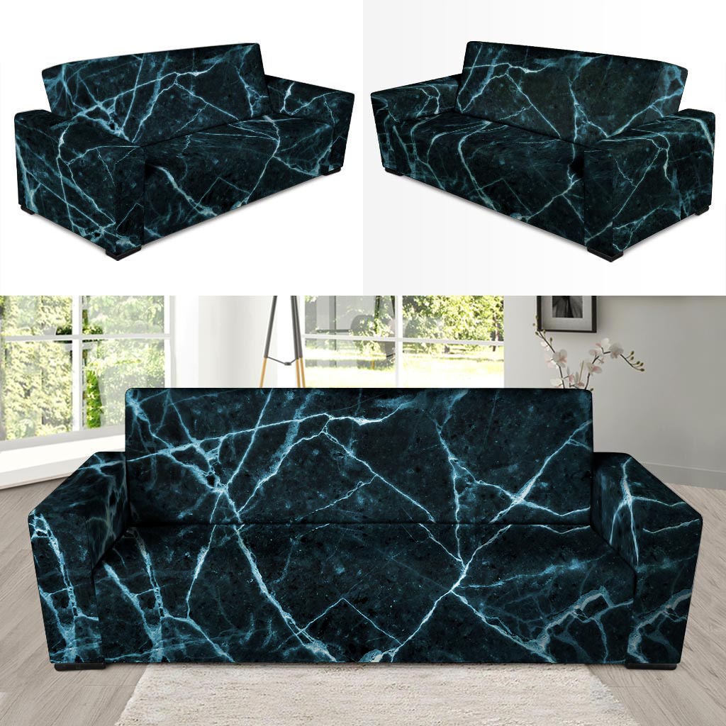 Green Cracked Marble Sofa Cover-grizzshop