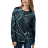 Green Cracked Marble Women's Sweatshirt-grizzshop