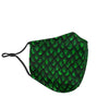 Green Egg Skin Dragon Pattern Print Face Mask-grizzshop