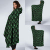 Green Egg Skin Dragon Pattern Print Hooded Blanket-grizzshop