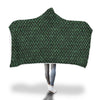 Green Egg Skin Dragon Pattern Print Hooded Blanket-grizzshop