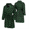 Green Egg Skin Dragon Pattern Print Men Long Robe-grizzshop