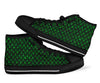 Green Egg Skin Dragon Pattern Print Men Women's High Top Shoes-grizzshop