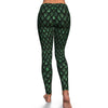 Green Egg Skin Dragon Pattern Print Pattern Women Leggings-grizzshop