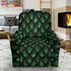 Green Egg Skin Dragon Pattern Print Recliner Cover-grizzshop