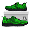 Green Energy Plasma Print Black Sneaker-grizzshop