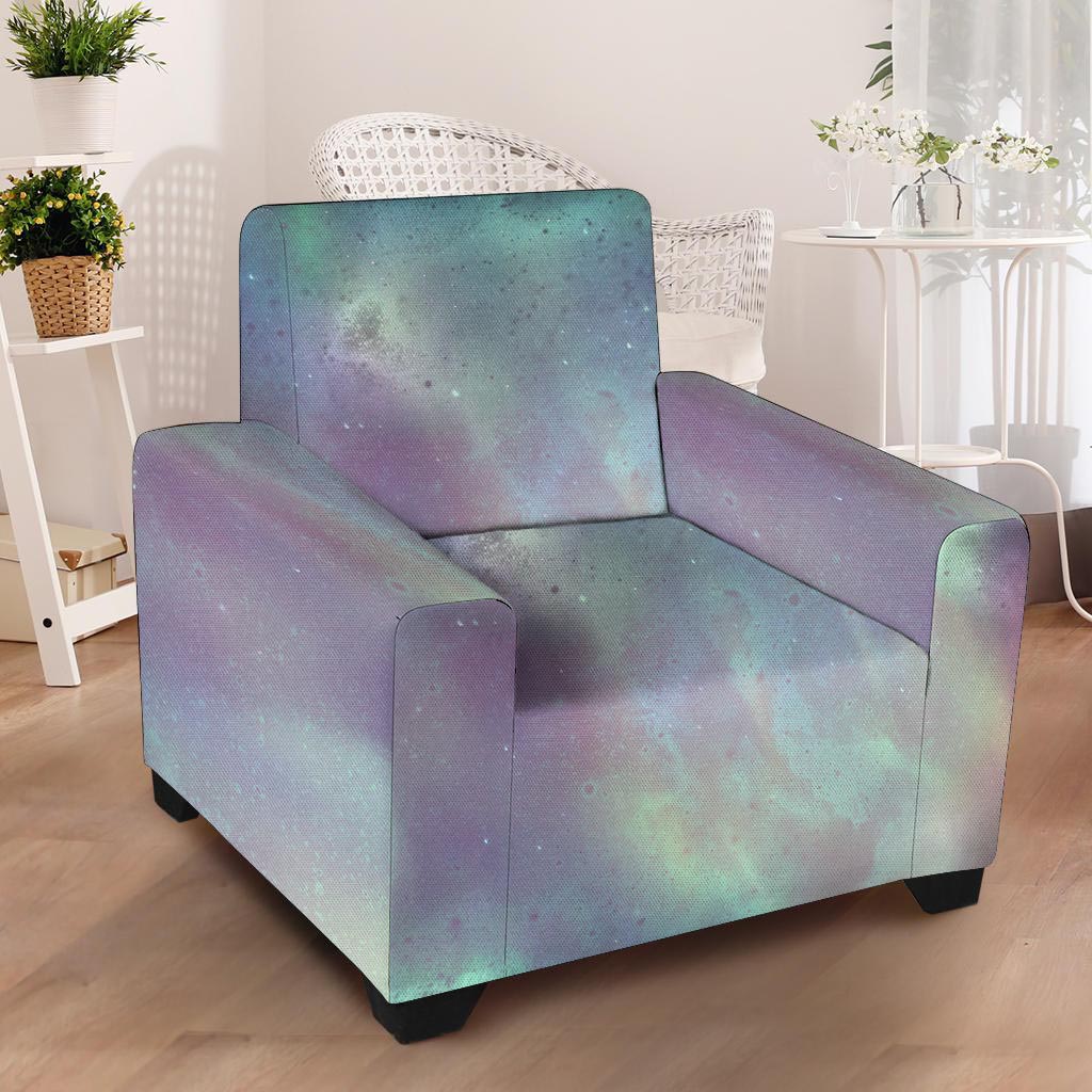 Green Galaxy Space Armchair Cover-grizzshop