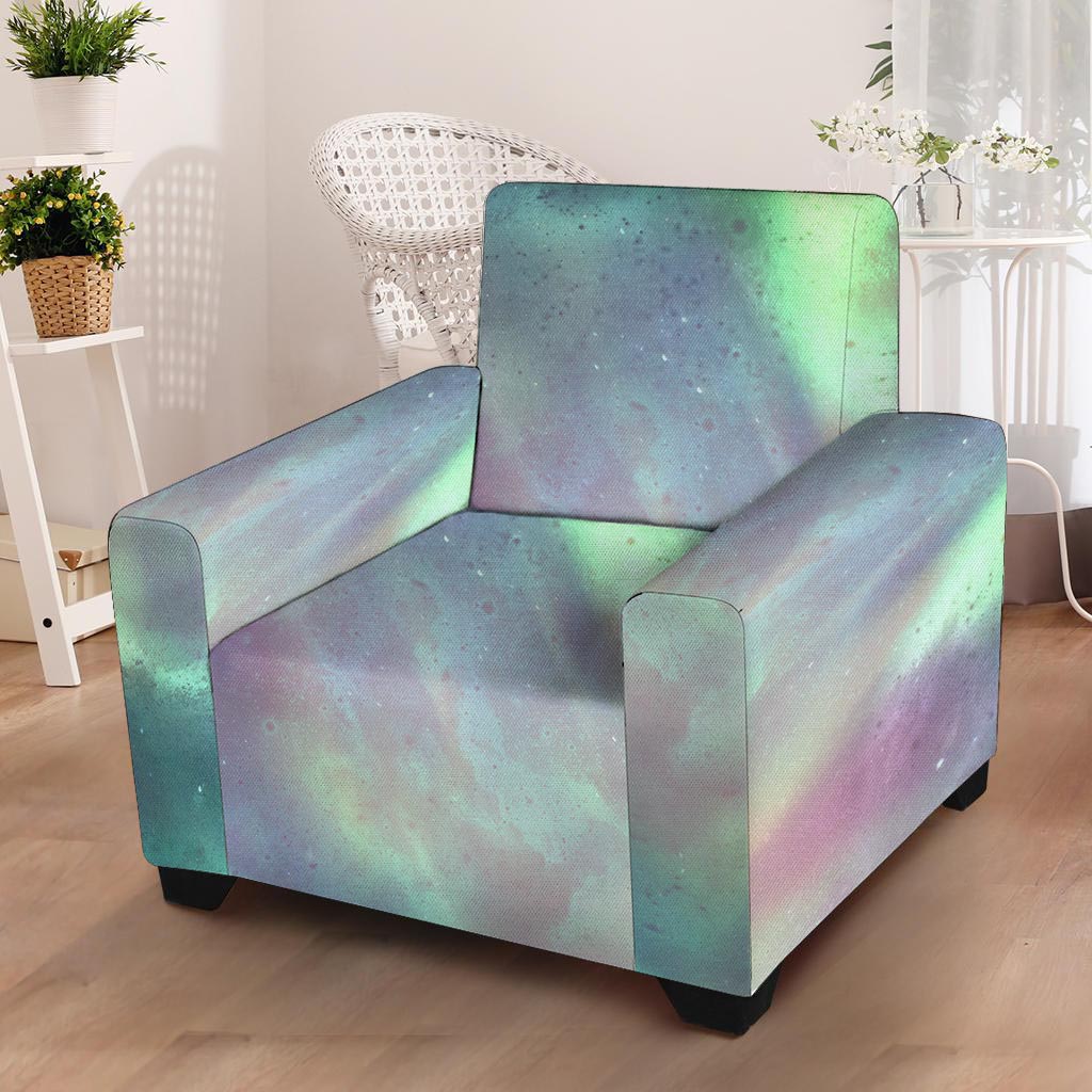 Green Galaxy Space Armchair Cover-grizzshop