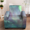 Green Galaxy Space Armchair Cover-grizzshop