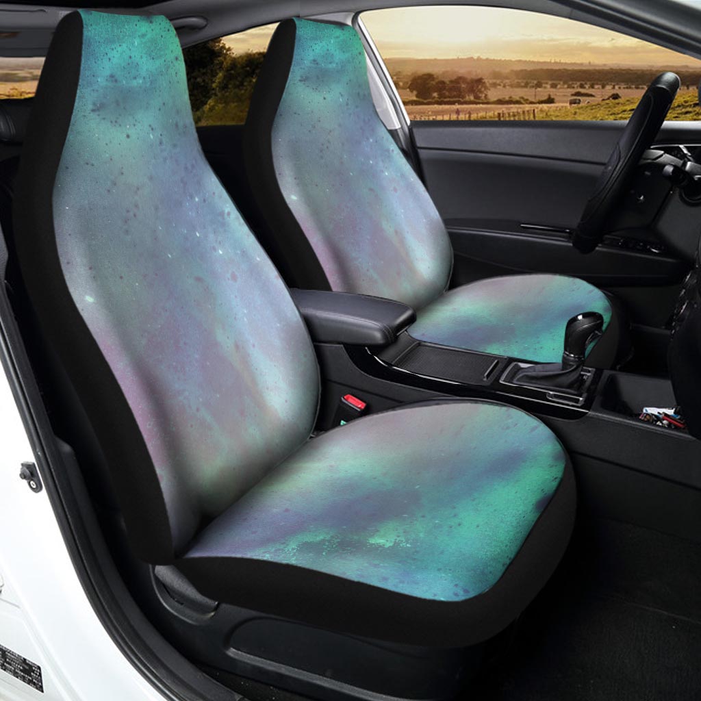 Green Galaxy Space Car Seat Covers-grizzshop