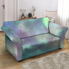 Green Galaxy Space Loveseat Cover-grizzshop