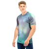 Green Galaxy Space Men T Shirt-grizzshop