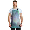 Green Galaxy Space Men's Apron-grizzshop