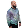 Green Galaxy Space Men's Bomber Jacket-grizzshop