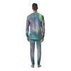 Green Galaxy Space Men's Pajamas-grizzshop