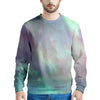 Green Galaxy Space Men's Sweatshirt-grizzshop