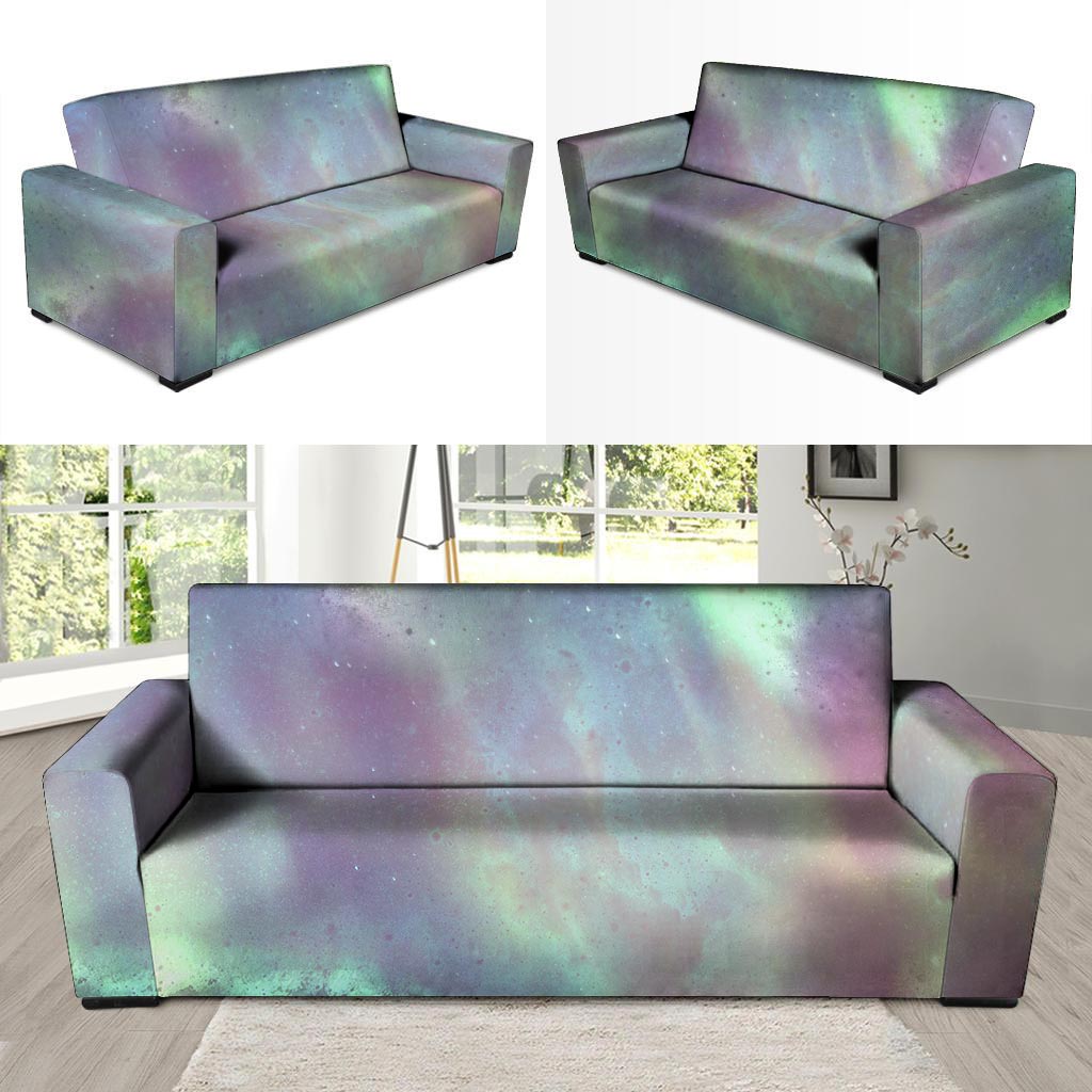 Green Galaxy Space Sofa Cover-grizzshop