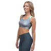 Green Galaxy Space Sports Bra-grizzshop