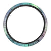 Green Galaxy Space Steering Wheel Cover-grizzshop