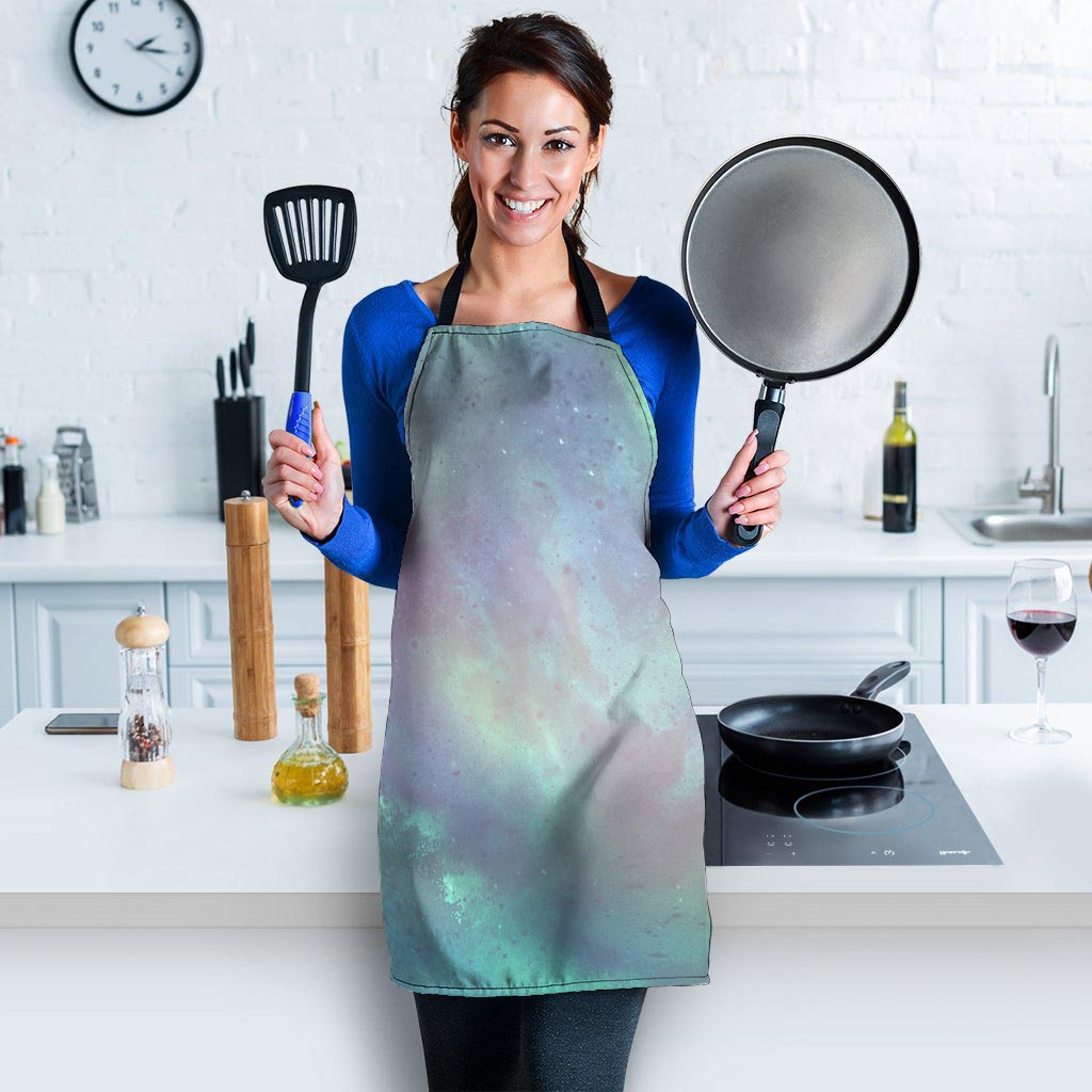 Green Galaxy Space Women's Apron-grizzshop