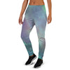 Green Galaxy Space Women's Joggers-grizzshop