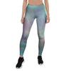 Green Galaxy Space Women's Leggings-grizzshop