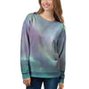 Green Galaxy Space Women's Sweatshirt-grizzshop