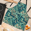 Green Geometric Abstract Women's Apron-grizzshop