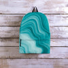 Green Ink Marble Backpack-grizzshop