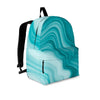 Green Ink Marble Backpack-grizzshop