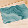 Green Ink Marble Door Mat-grizzshop