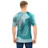 Green Ink Marble Men T Shirt-grizzshop