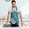 Green Ink Marble Men's Apron-grizzshop