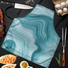 Green Ink Marble Men's Apron-grizzshop